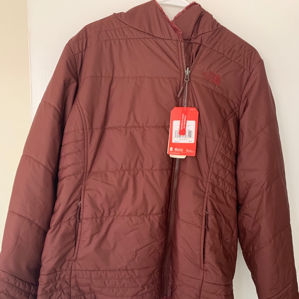The NorthFace fleece lined reversible hooded parka